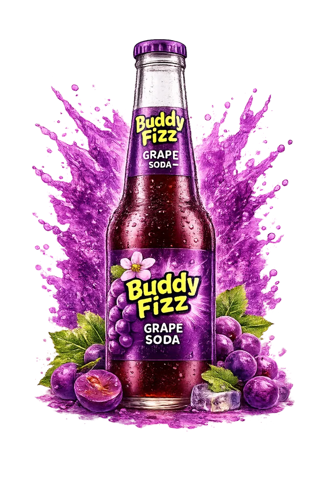 Buddy Fizz Grape Soda