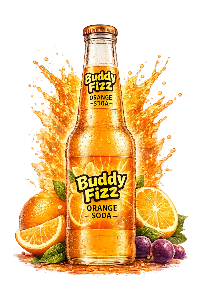 Buddy Fizz Orange Soda